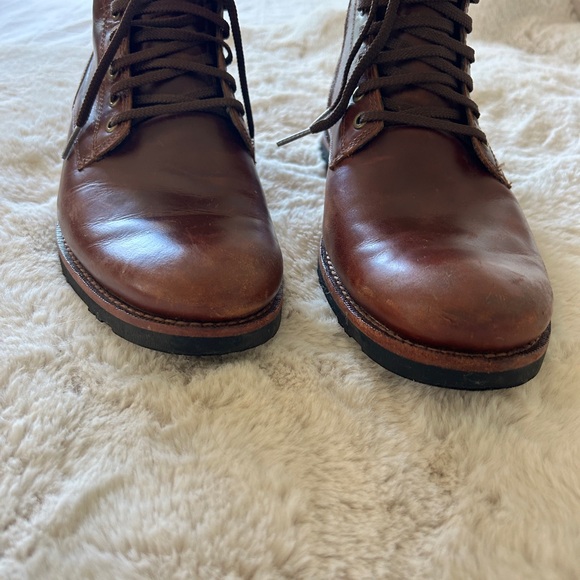 Men’s Timberland Brown Leather Dress Boots - Picture 4 of 6